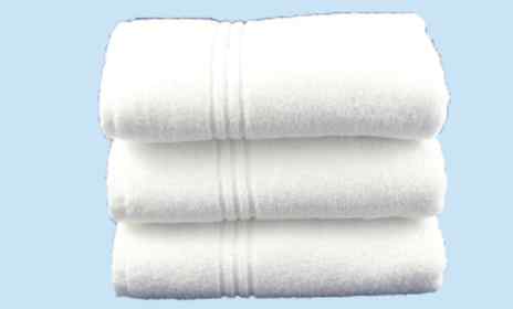 Alaska - Zwirnfrottier weiß in 100 % Baumwolle als Handtuch und Duschtuch von Hoteltextilien Hilsenbeck